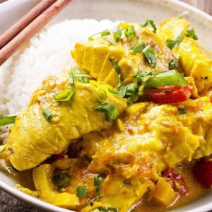 Recipes - Coconut fish curry