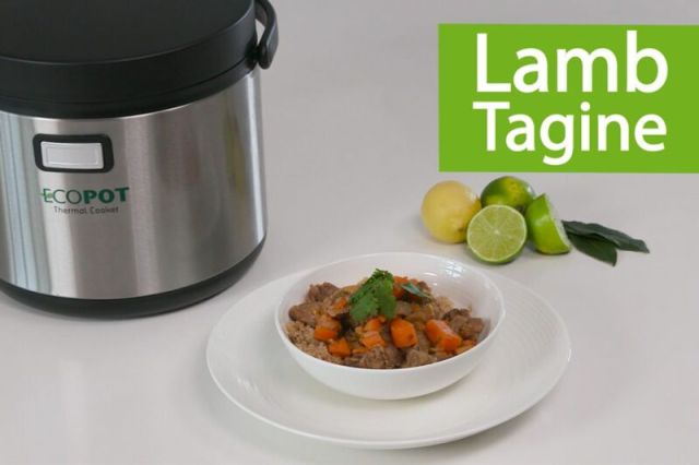 Ecopot thermal cooker - video recipe: Lamb Tagine