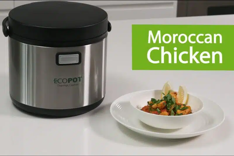 Ecopot thermal cooker - video recipe: Moroccan Chicken