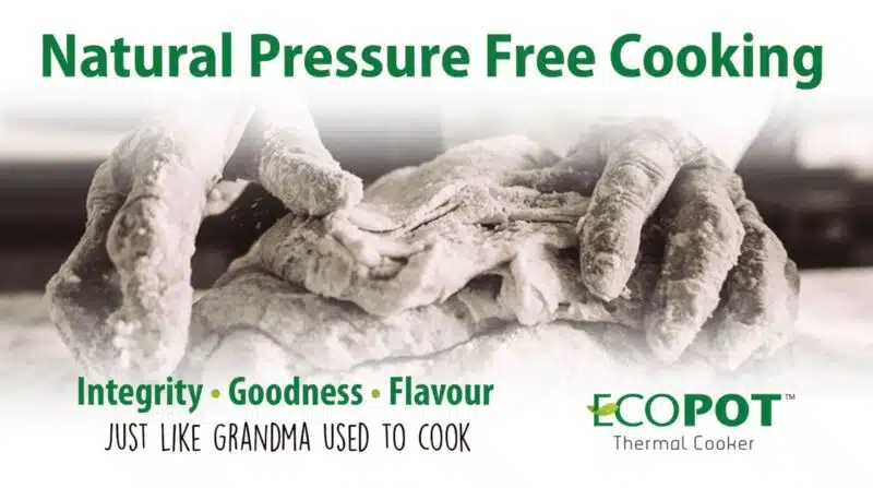 Ecopot, Natural pressure free cooking