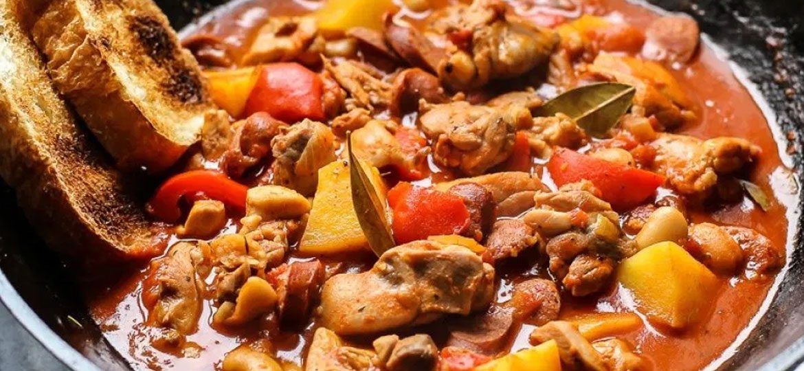 Chicken, Bacon and Chorizo Casserole