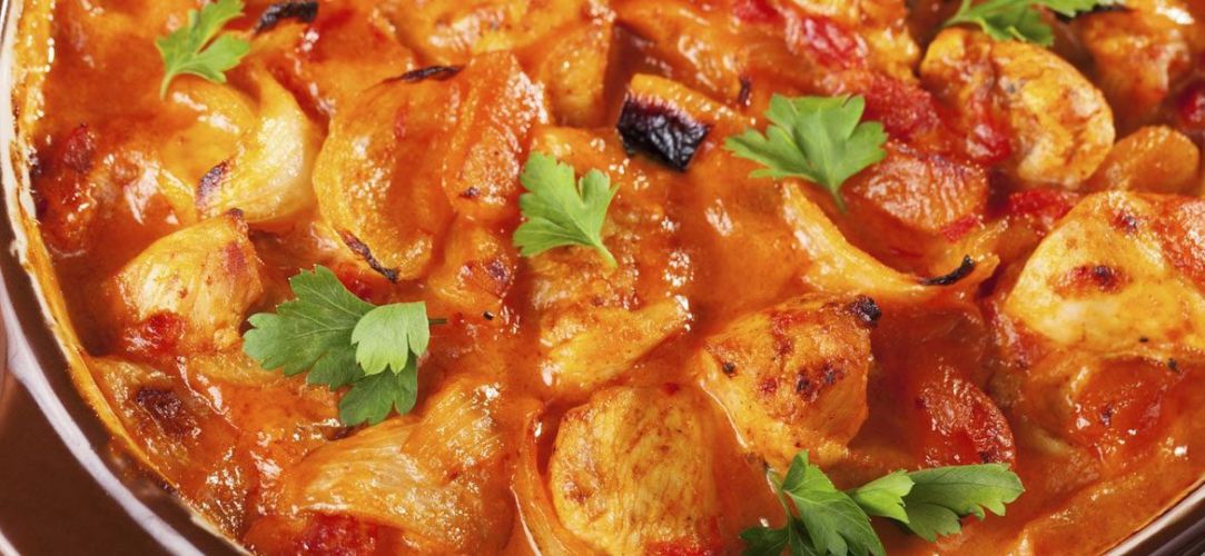 Chicken and tomato stew