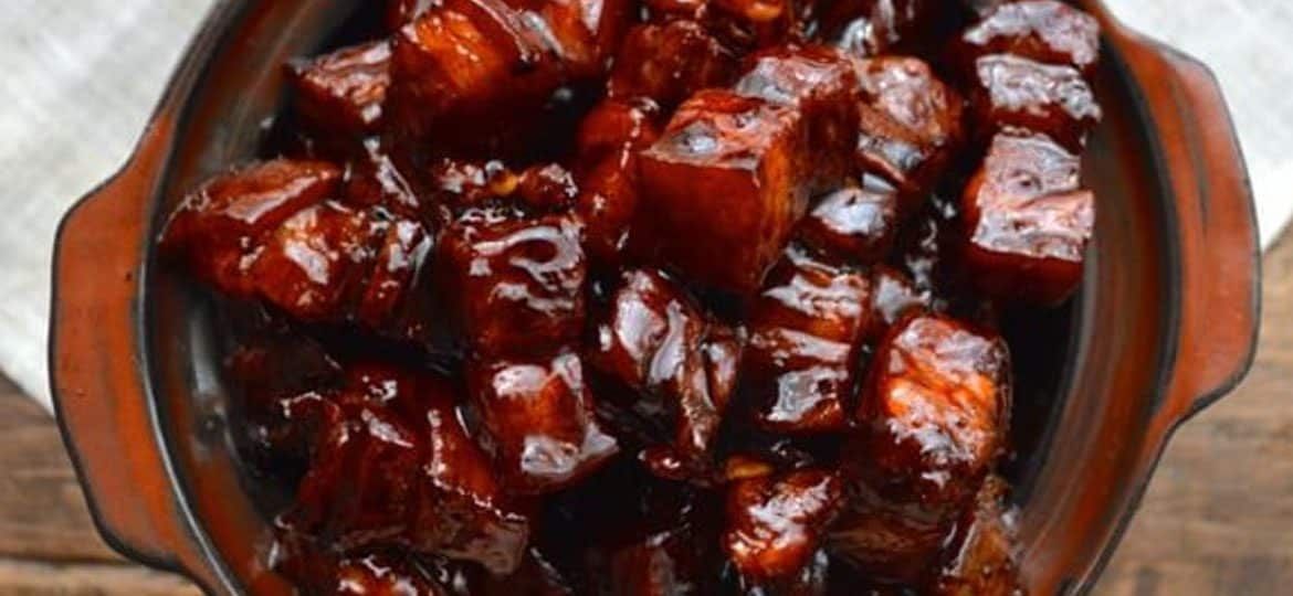 Sticky pork