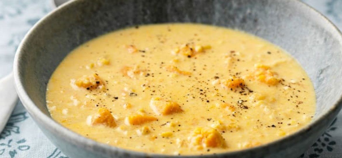 Sweet potato corn soup