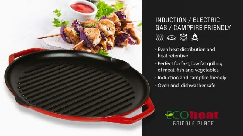 Griddle Plate for Inductions and other cooktops