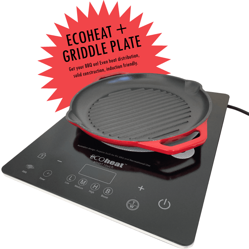 Ecoheat & Griddle plate. Get your BBQ on.