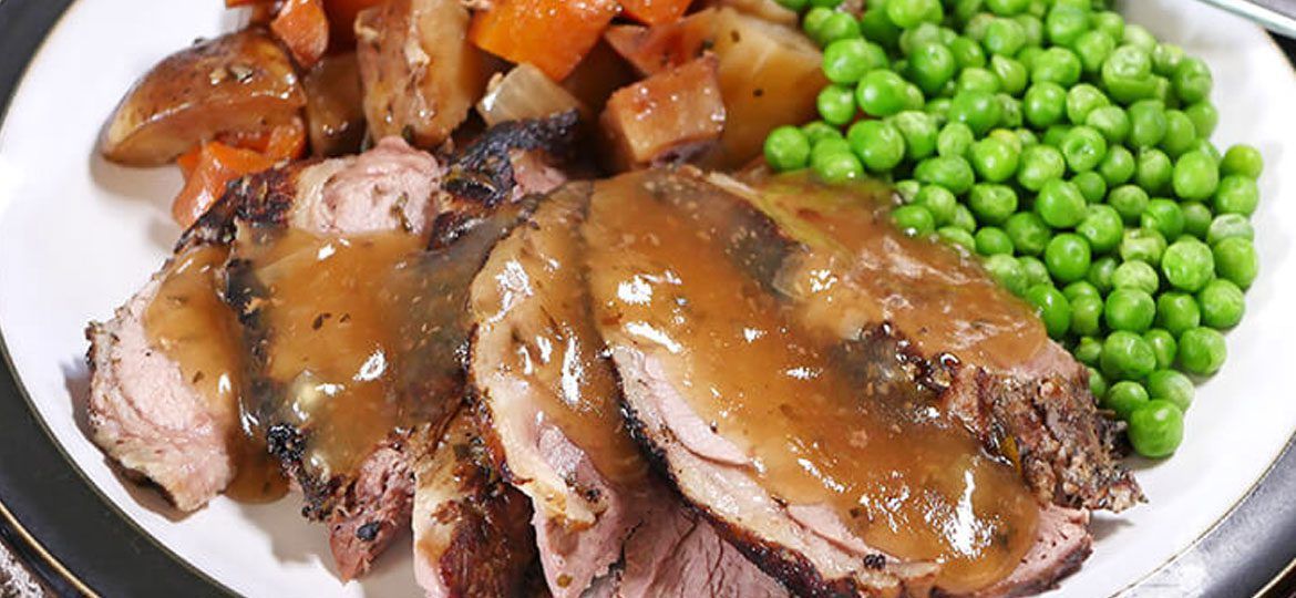 Easy roast lamb