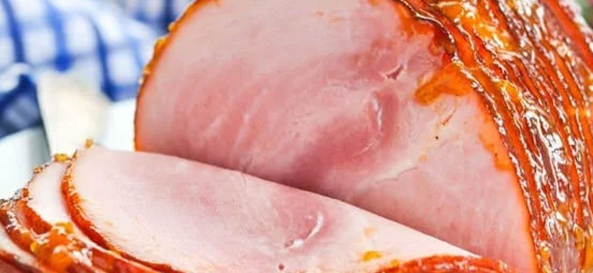 Ham and apricot glaze