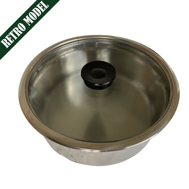 Glass lid & large knob in small pot for Ecopot 24/7 (Retro)