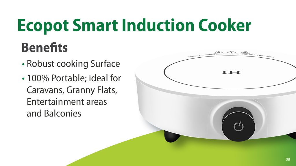 Ecopot Induction Cooker benefits